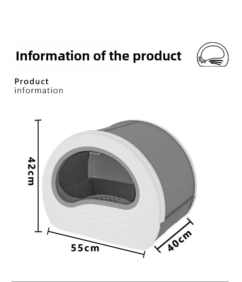 Self Cleaning Cat Litter Box Extra Large Fully Enclosed Drawer Dual Side Doors Odor Control  Cat Toilet Arenero Gato Pet Items