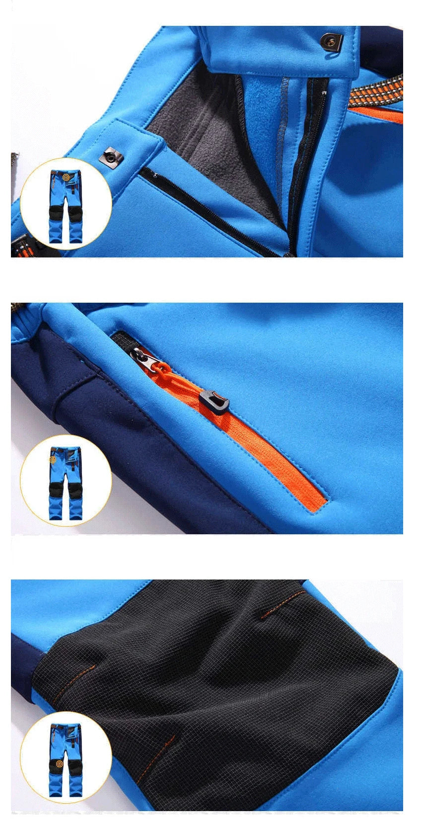 new spring windproof waterproof children outdoor kids pants boys girls soft shell pants warm teens climbing pants sweatpants