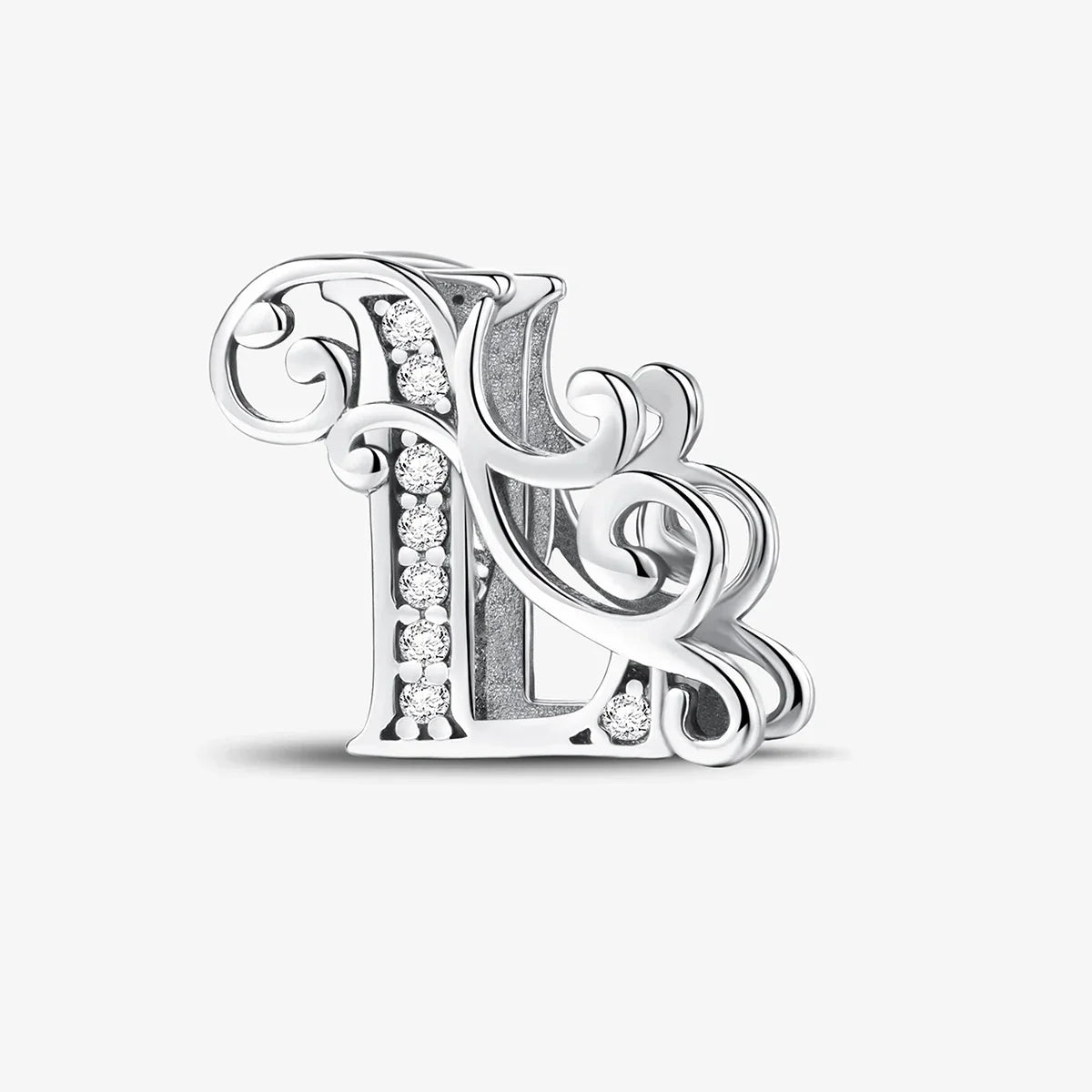 925 Sterling Silver English Letter Charms Beads Fit Original Pan DIY Bracelets Making Gift Of High Quality Fine Jewelry