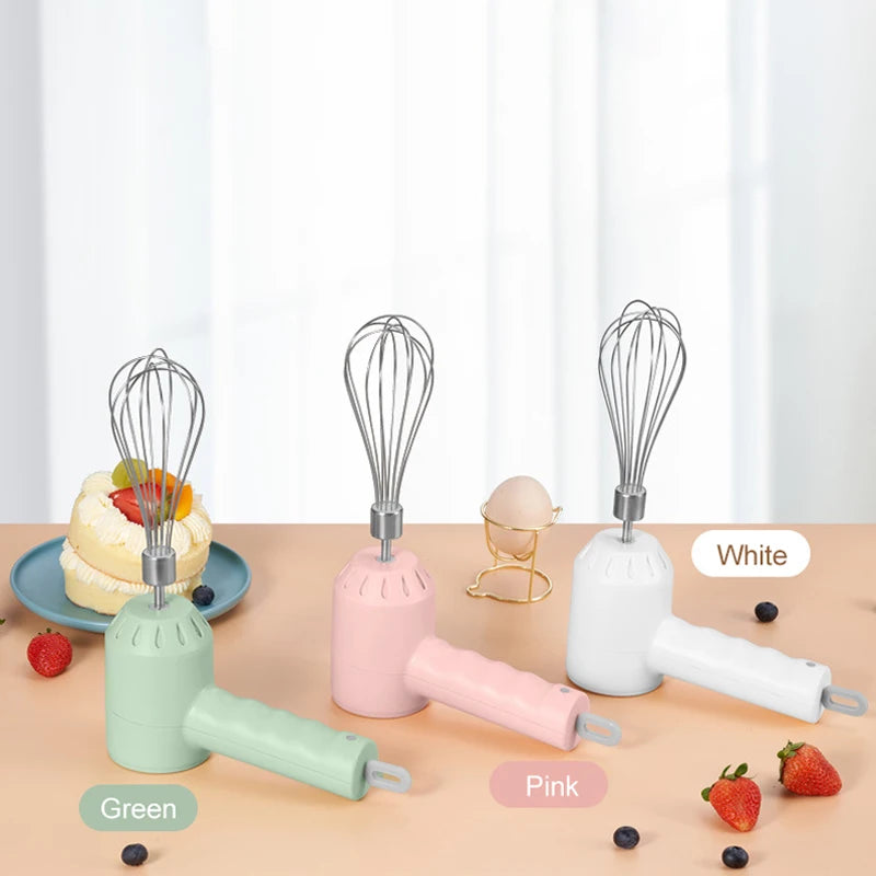 Portable Electric Food Mixer Wireless Hand Blender 3 Gear Speeds High Power Dough Blender Egg Beater Baking Kitchen Mixer Tools