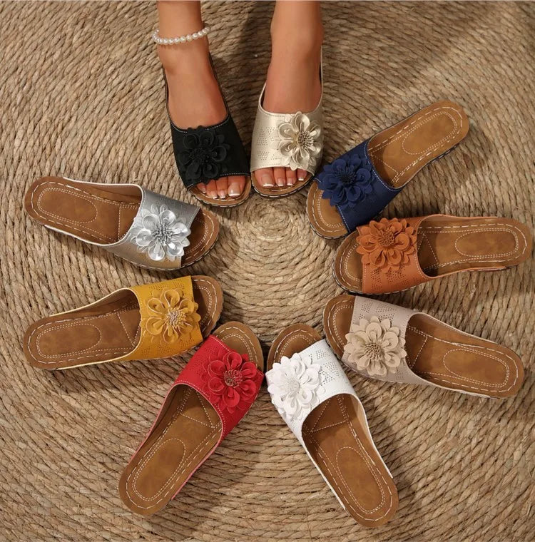 Women Sandals Shoes Summer Fashion Wedge Walking Shoes Comfortable Slip On Women's Sandals Light Female Sandalias Mujer Footwear