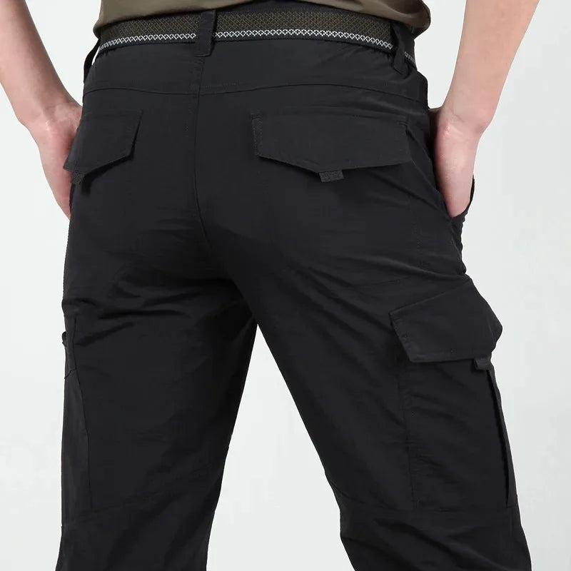 Men's Casual Fashion Trend Casual Pants Urban City Commuter Pants Military Tactical Multi-Pocket Sports Workwear Pants