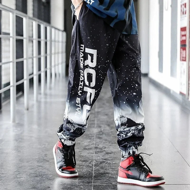 Sweatpants For Men Hip-hop Male Sweat Pants Track Trousers Training Black Athletic Sport Stylish Trend Popular New Items In Y2k