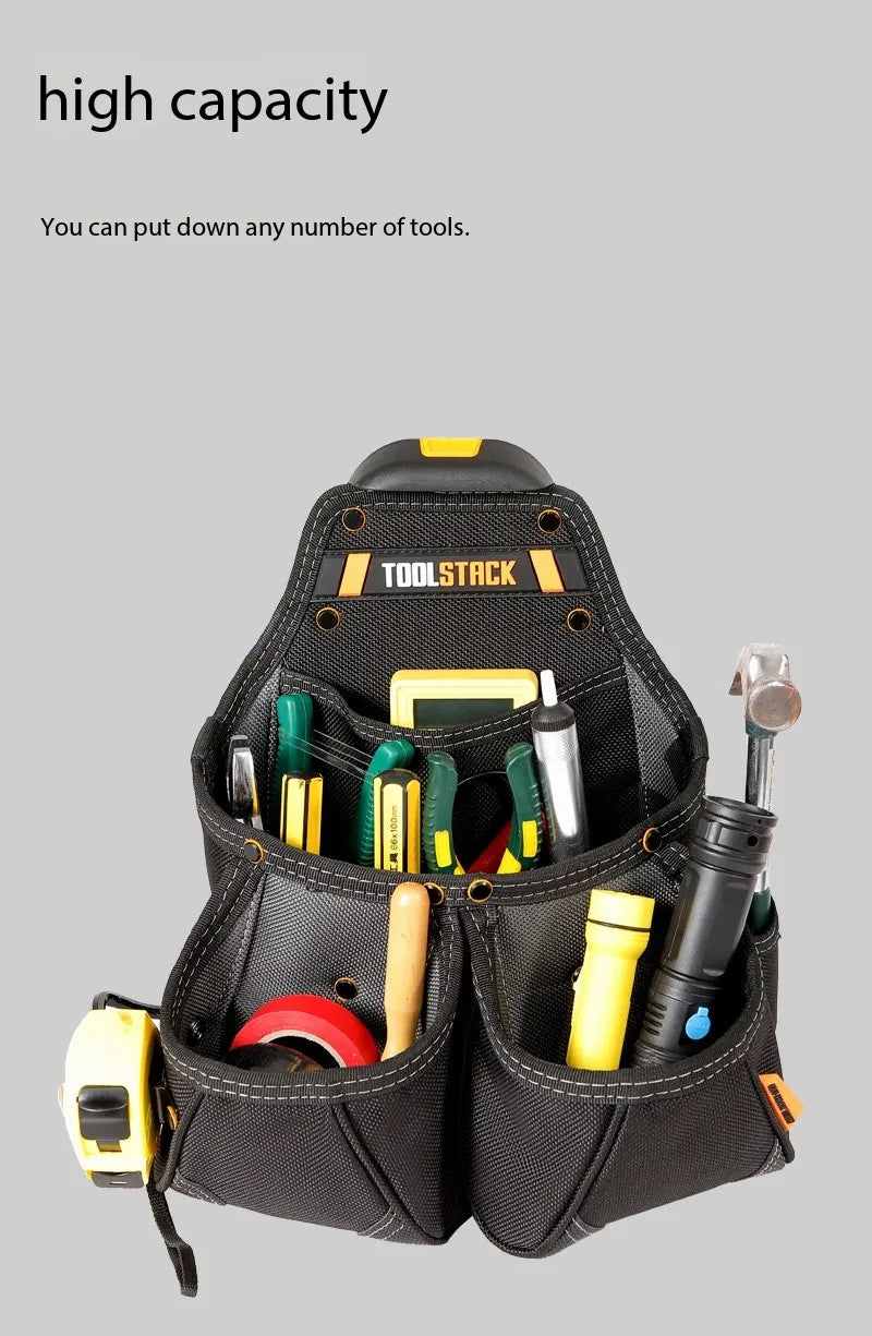 TOOLSTACK TSK-02 Framer Pouch Double -Pocket Multifunctional Tool Waist Bag Durable Bags Carpenters Pouch Tools Package Bag Work
