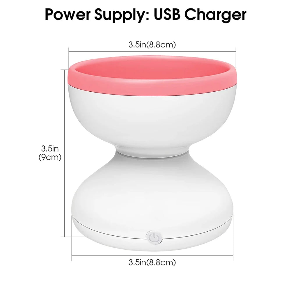 Makeup Brush Cleaning Tool Portable Electric Makeup Brush Cleaner Machine With USB Charging Automatic Cosmetic Brush