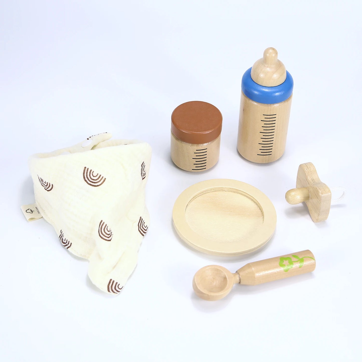 Baby Doll Feeding Set Early Learning Pretend Play Baby Doll Bottles Toy for Children Preschool Age
