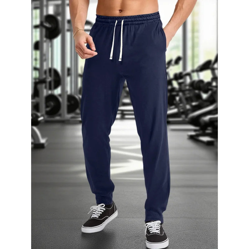 Sweatpants Clothing Casual Pants Spring And Autumn 2026 Men Trousers Men's Elastic Waist Sports Cargo Suits Black Man Trousers