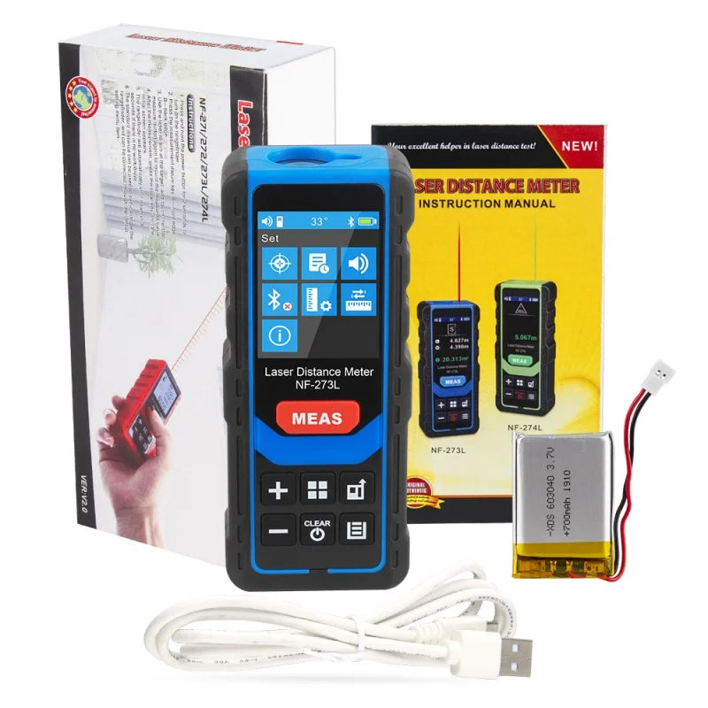 Laser Rangefinder NF-273L Smart Laser Distance Meter Electronic Roulette Digital Ruler Tape Range Finder measure tool