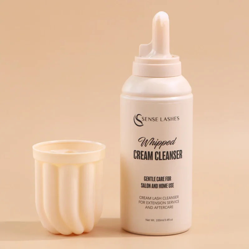 SENSE LASHES 100ml Whipped Cream Lash Shampoo for Makeup Tools & Accessories removedor de extensiones de pestañas Lash Cleanser