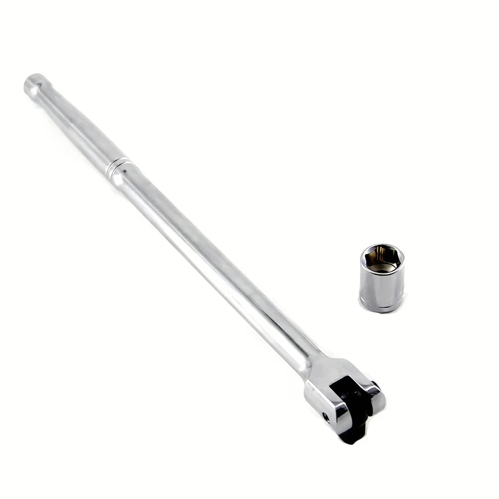 3/8 Inch Drive Heavy Duty Breaker Bar Use for Stubborn Nuts and Bolts 15 in./380mm Length