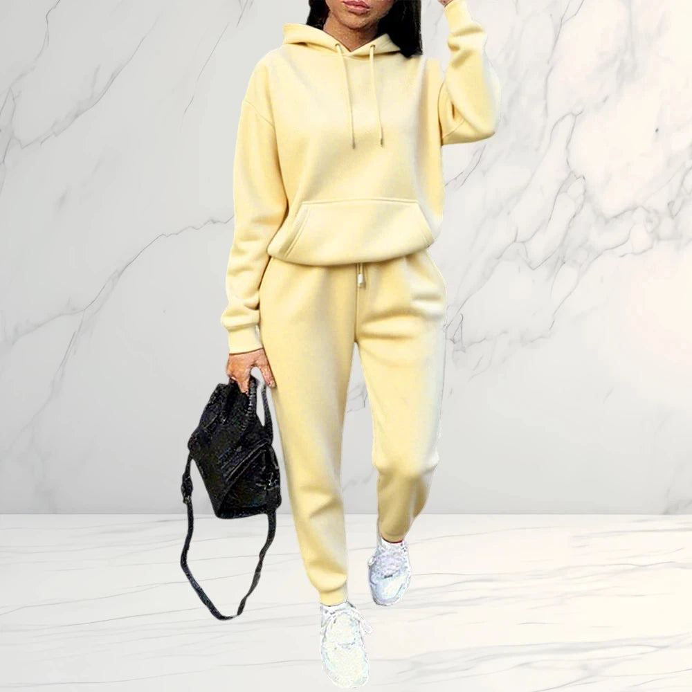 2026 Spring Autumn Women's Sets 2pcs Hoodies Pants Suit Sports Outfits Letter Print Aesthetic Clothes Ladies Tracksuit Pant Sets
