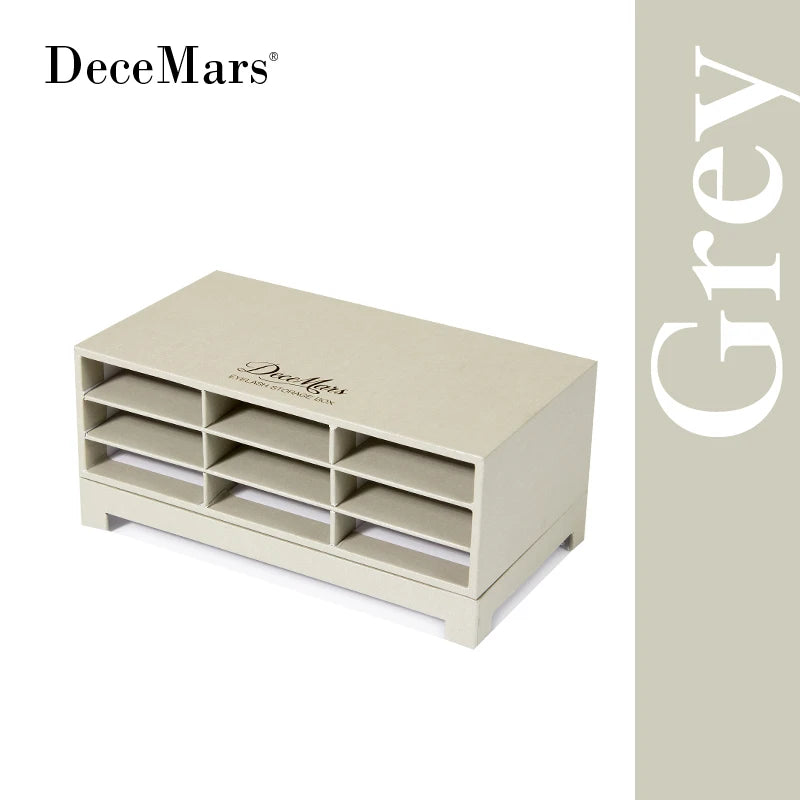 DeceMars Eyelash storage box Pink/Gray
