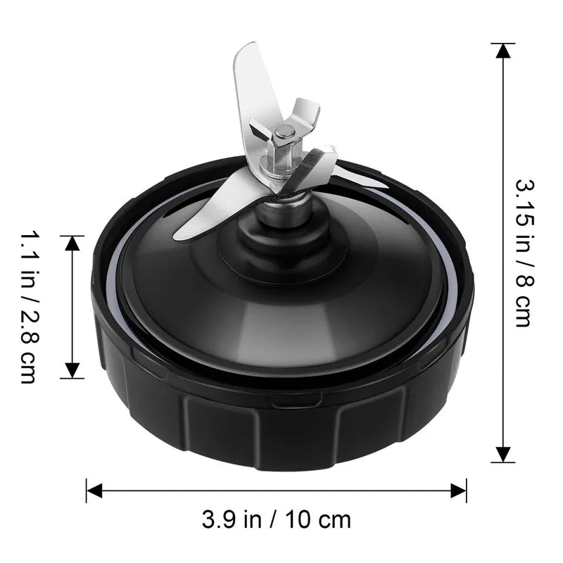 7 Fins Extractor Blades for Ninja Blender Replacement Parts with Washer Rubber for Nutri Ninja Auto IQ BL486 BL642 N102 BL682 an