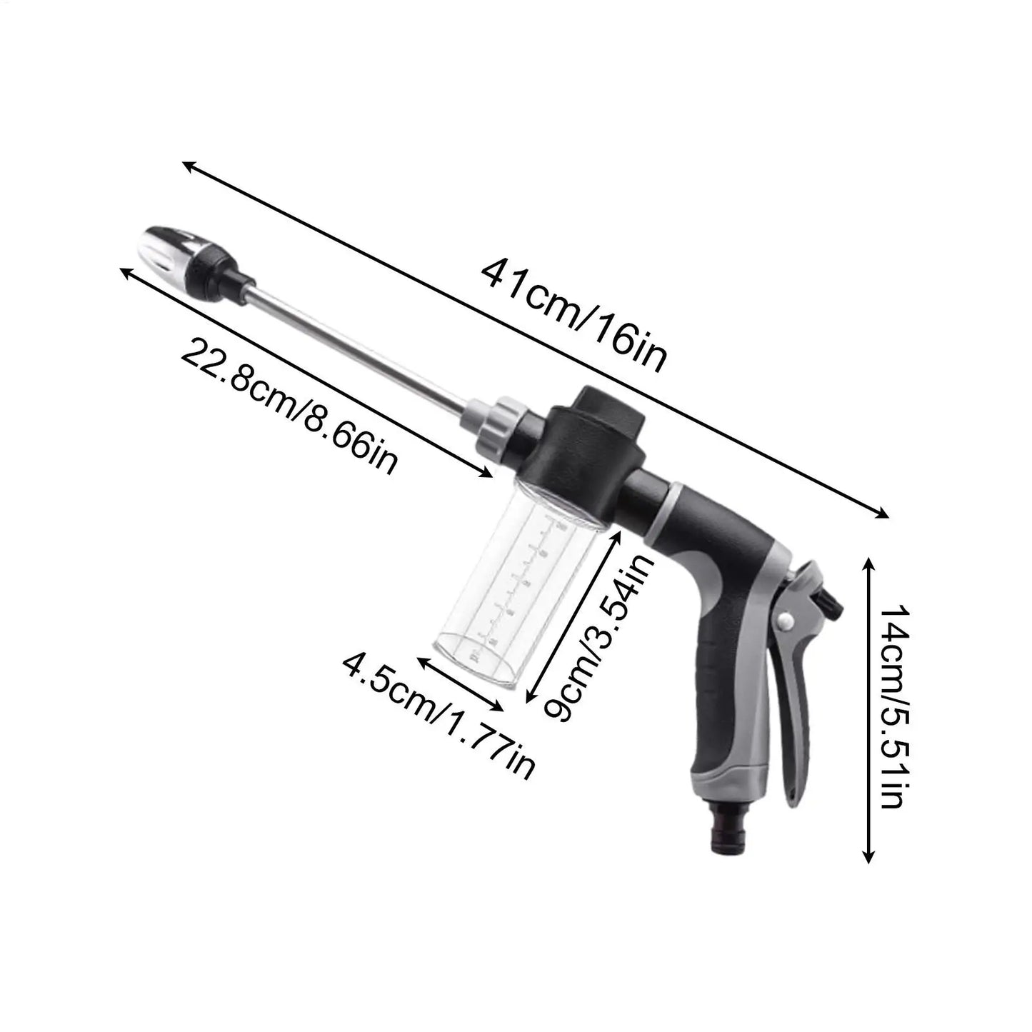 Pressure Washer Wand | Rotatable Pressure Sprayer Nozzle with 3 Modes Electric Washer Spray Wand for Garden Lawn Outdoor