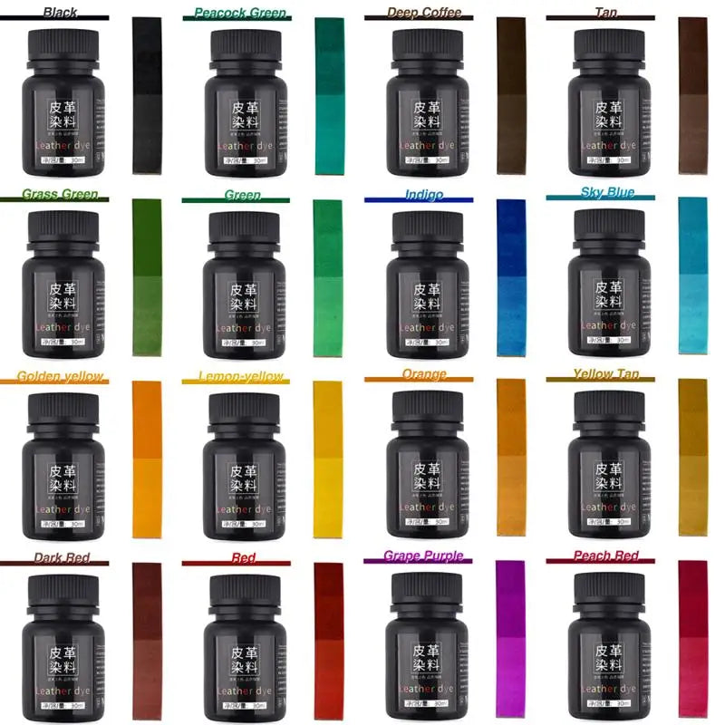 Leather Dye Complete Set Of Diy Handmade Leather Cow Leather Dye Vegetable Tanned Leather Dye Water