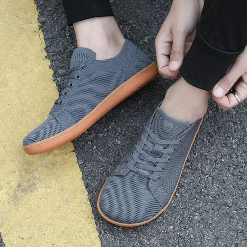 Wide Barefoot Flats Shoes For Women Outdoor Women's Sneakers Minimalist Shoes Wide Toe Soft Soles Walking Shoes Men Sneakers