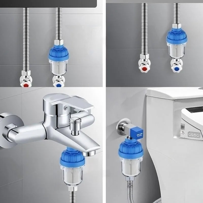 Detachable Pre-filter Household Bath Water Purifier Washing Machine Rain Shower Front Filter Water Heater Filter To Remove Scale