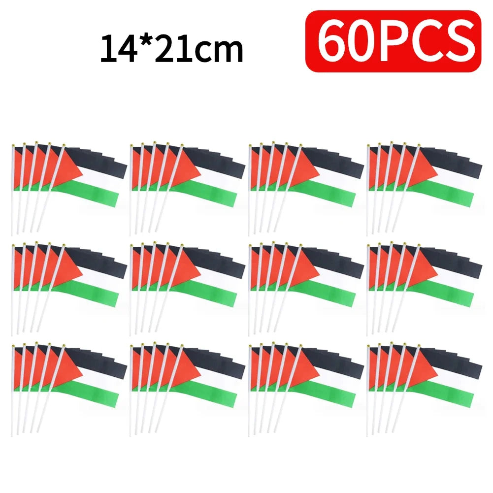 250*150/150*90/90*60/14*21cm Palestine Flag Polyester Flag Palestinian banner National Flags Conference Activity Home Decor