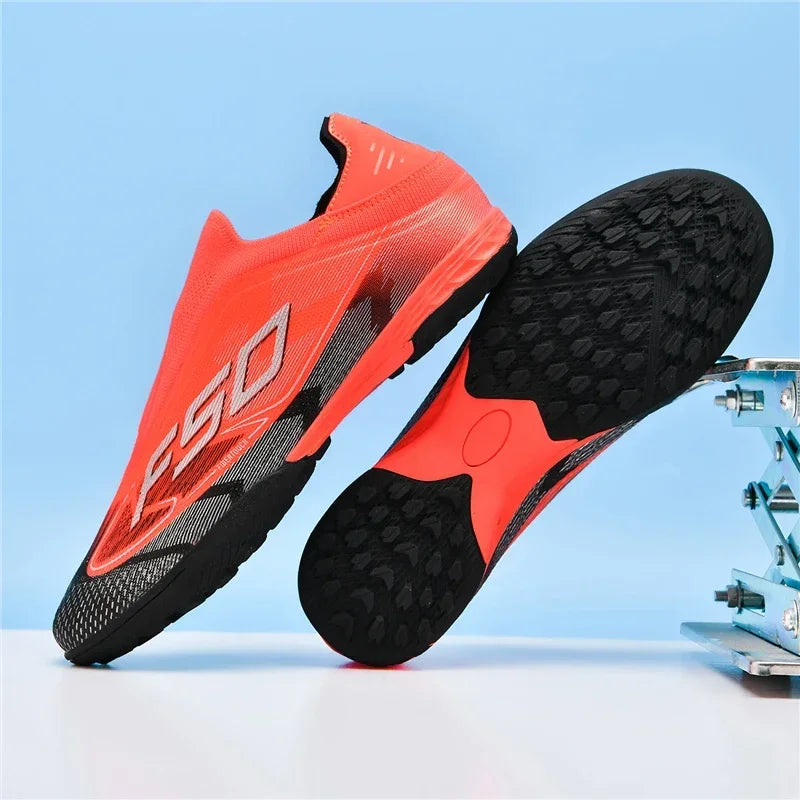 New Men Football Boots Sports Shoes Soccer Shoes High-quality Ultralight High Ankle Breathable Futsal Non-Slip Outdoor Match