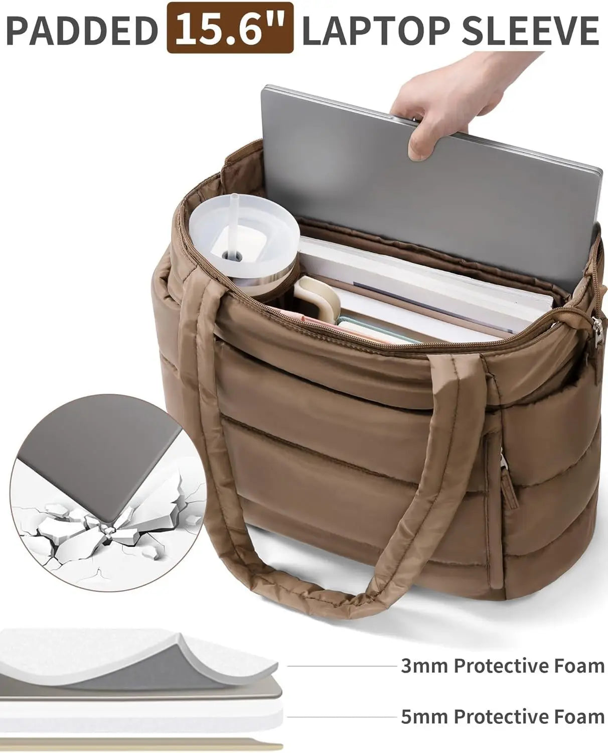Women Tote bag large-capacity shoulder bag multi-functional travel toiletry makeup bag