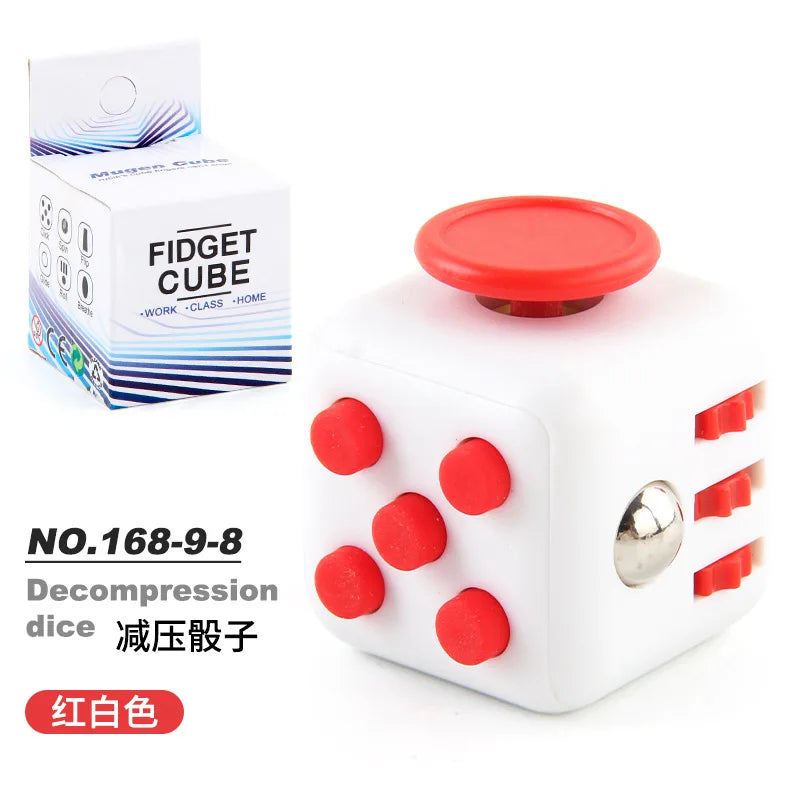 Fidget Toys Decompression Dice for Autism Adhd Anxiety Relieve Adult Kids Stress Relief Anti-Stress Fingertip Toys