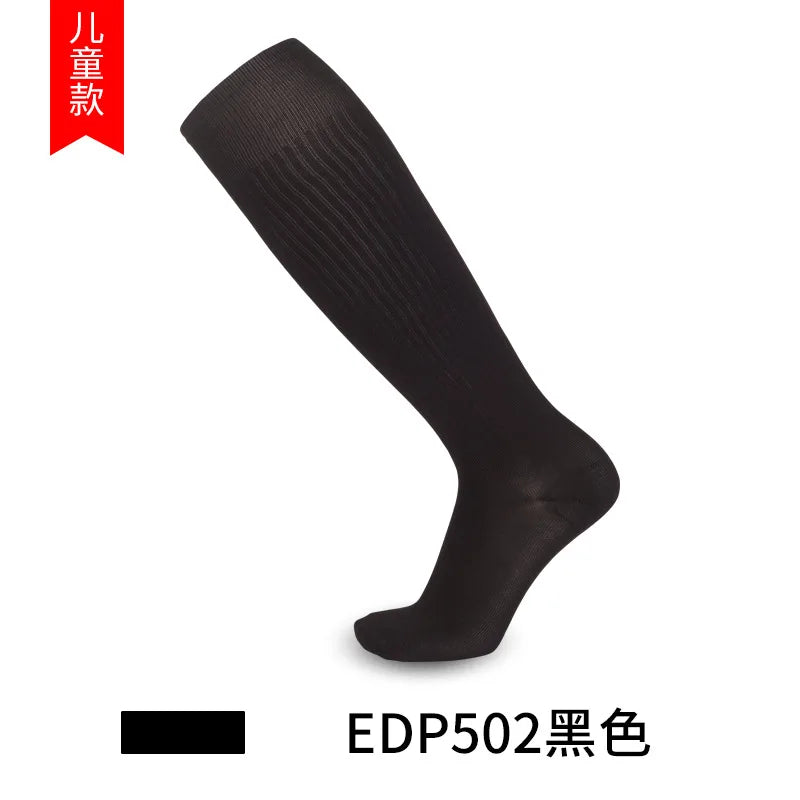 Boys and Girls Solid Thin High Training Soccer Socks  Long Socks Children's Knee Socks