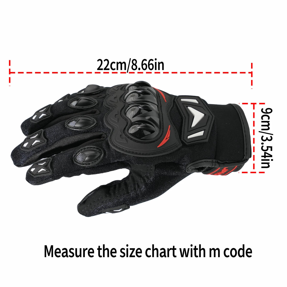 Outdoor Sports Gloves - Touchscreen-Friendly, Breathable, and Comfortable - Full-Fingered Off-Road Gloves for All Seasons