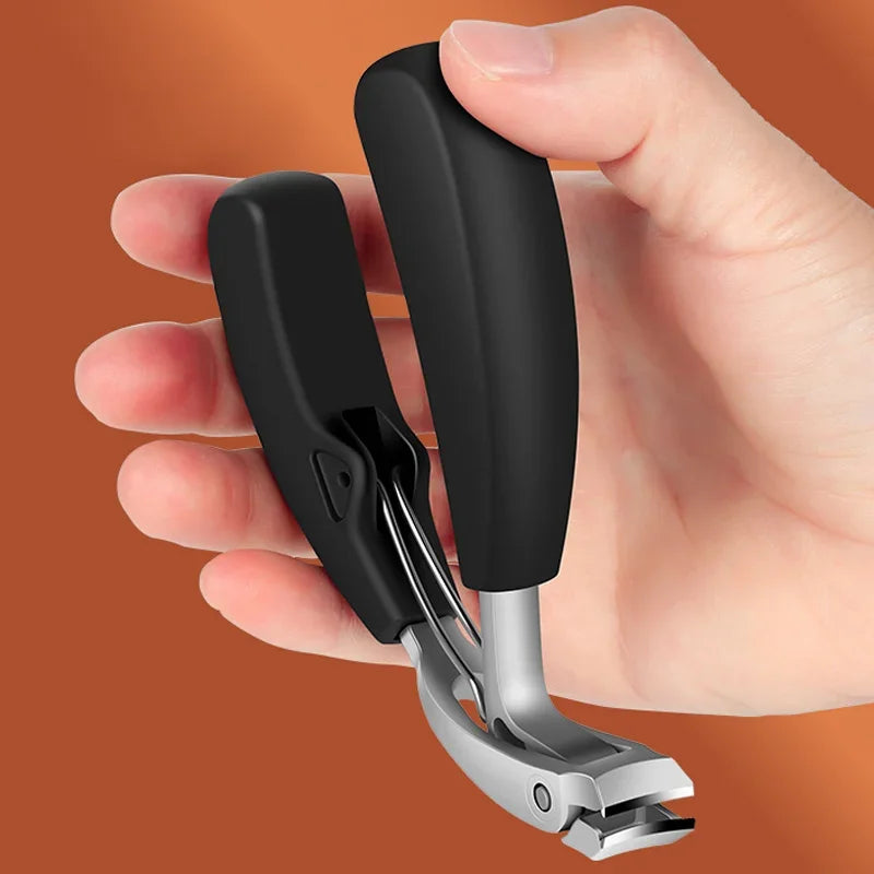 Heavy-Duty Nail Clippers Prevent splashing Wide Fingernail Clipper Thick Hard Toenail Cutter Arc Blade Manicure Scissor Tools