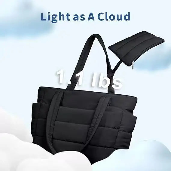 Women Tote bag large-capacity shoulder bag multi-functional travel toiletry makeup bag