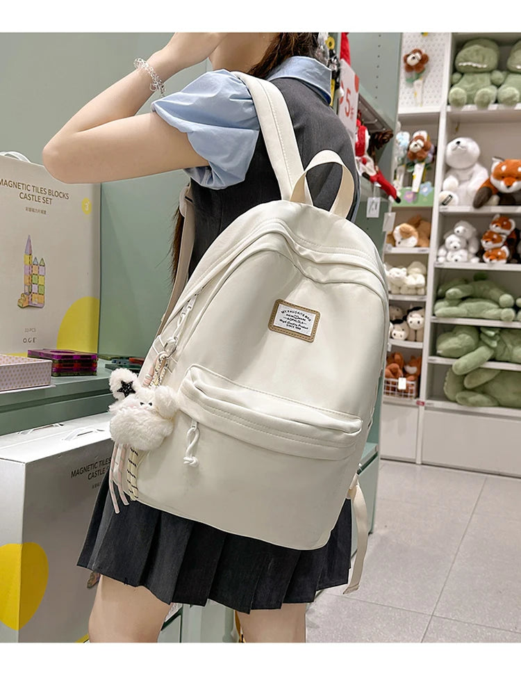 2026 New High Quality nylon Backpacks School Book Bags for Teenage Girls Boys Female College Men Laptop BagPack Casual Backpack