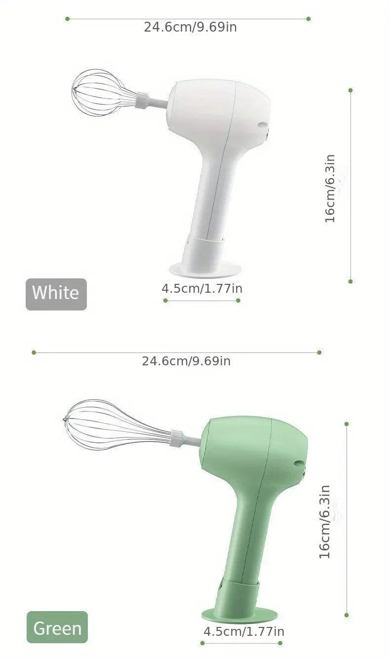 Wireless Portable Electric Food Mixer Automatic Whisk Egg Beater Butter Cream Vertical Whipper Kitchen Cordless Hand Blender