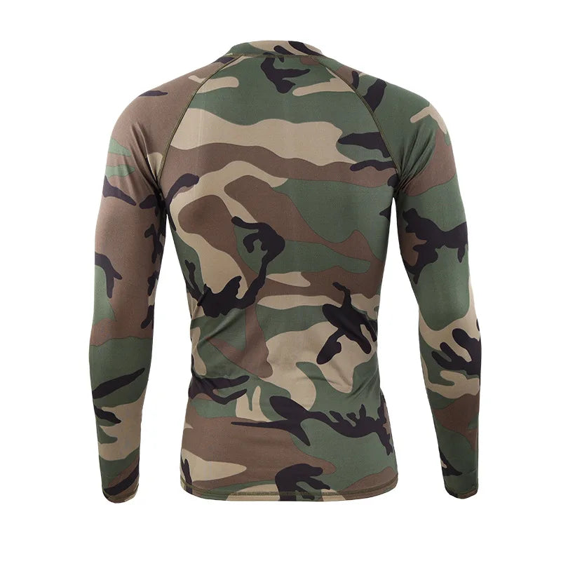 Thermal Underwear Men Winter Fleece Warm Tights Compression Quick Drying Thermo Lingerie Set Long Johns Man Camouflage Clothing