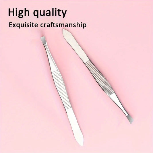 Hair Removal Tweezers Gradient Eyebrow Makeup Tool Stainless Steel Slant Eyebrow Clipper Hair Removal and Makeup Tool