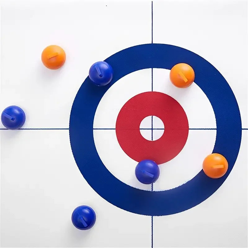 Table Curling Game Is Suitable for Teenagers or Adults, with 8/16 Roller Skates to Choose from for Party Entertainment Games