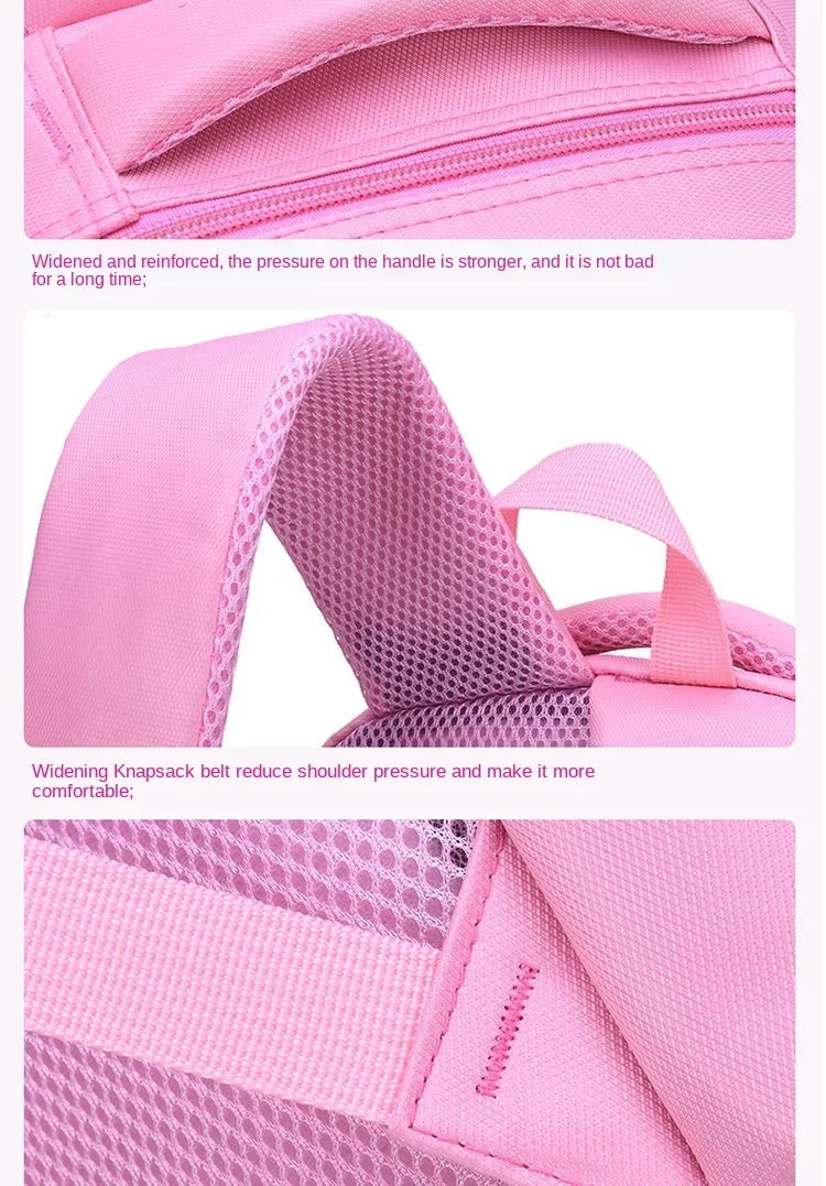 Kids Cat Backpack Set with Lunch Bag Pencil Case Cute School Bag for Girls Boys Waterproof Primary Student Bookbag