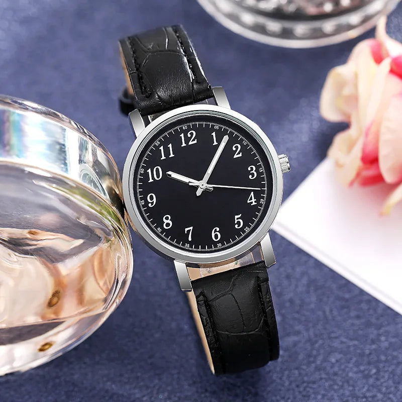 Men Watches Business Wrist Watch Luxury Leather Strap Analog Watches Quartz Wristwatches Clock Men Women Casual Simple Watch