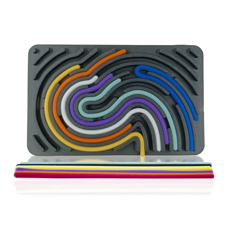 Sensory Activity Board for Boys and Girls To Relieve Stress, Anxiety, and Autism, A Must-have Toy for Calm Travel and Airplanes
