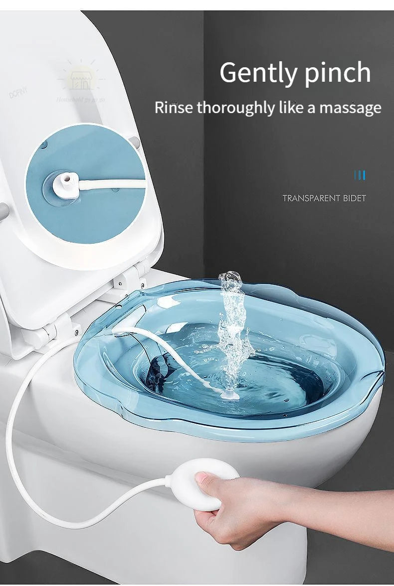 Portable Bathtubs Folding Bidet Maternity Self-Cleaning Private Part Buttock Rinse Perineal Soak Bath Hemorrhoid Treatment Bidet
