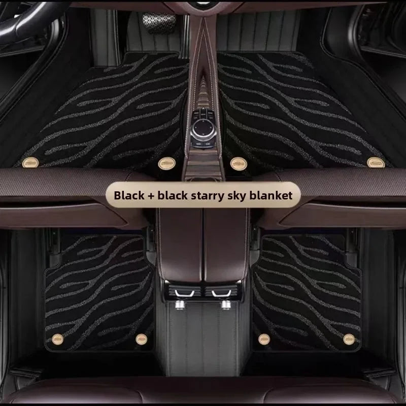 Starry Sky Carpet Car Foot Mat Special Car Customization Five Seat Full Set Full Surround Velvet Foot Mat