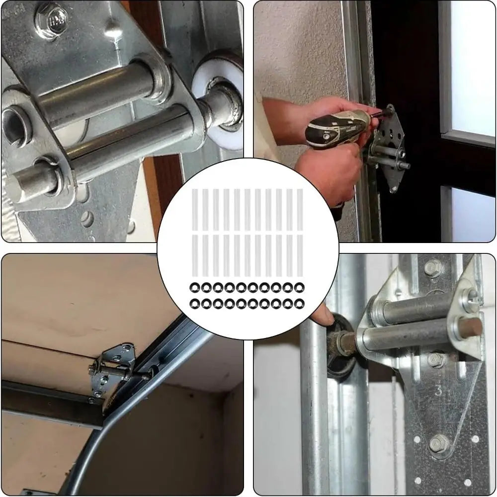 20pcs Quiet Roller Garage Door Rollers High Load Precision Bearing Garage Roller Kit Noise Reduction Heavy Duty