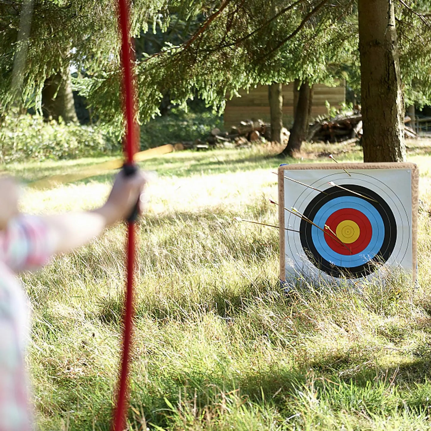 Archery Target Grass Square Target For Backyard - 20inch Bow Archery and Arrows Block Straw Target For Compound Recurve Bow Shoo