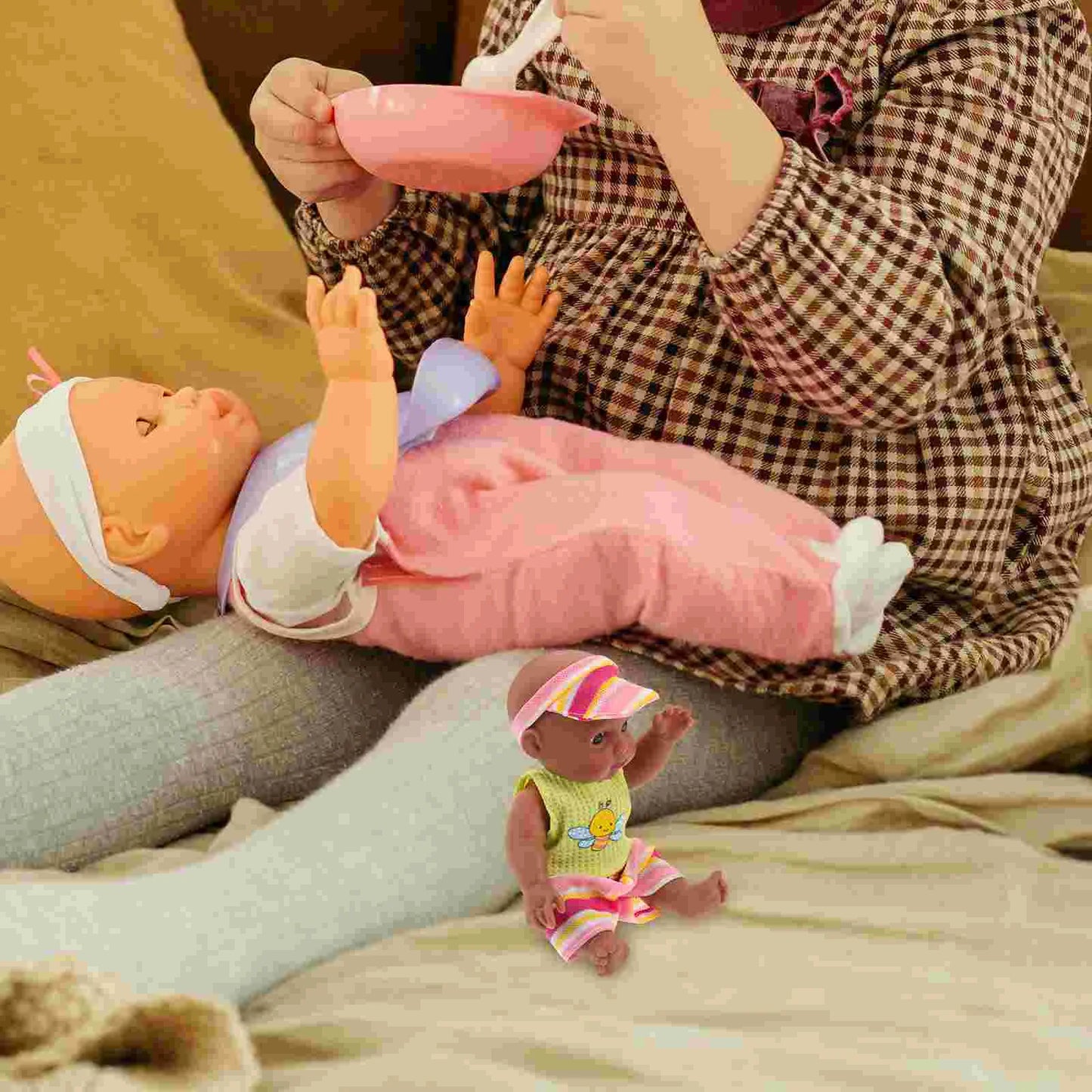 Simulation Baby Reborn Dolls Boy Black Toys Toddler Silicone Full Body Soft Rubber