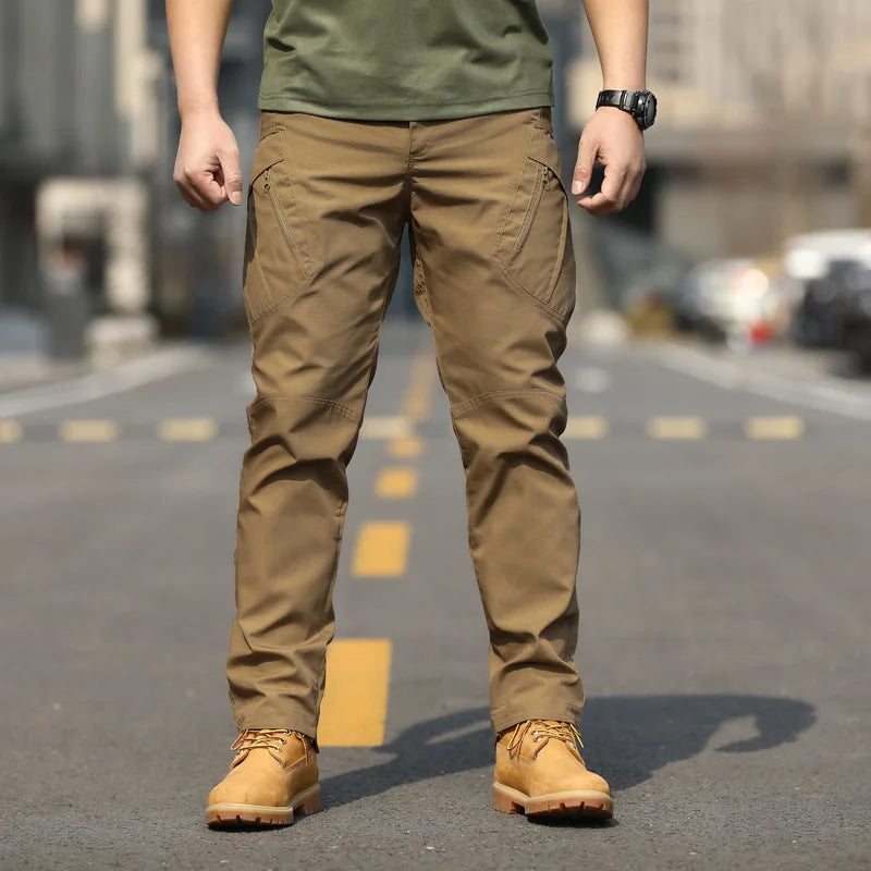 New Men's Spring and Autumn Comfortable Breathable Durable Waterproof Outdoor Sports and Leisure Classic Work Pants
