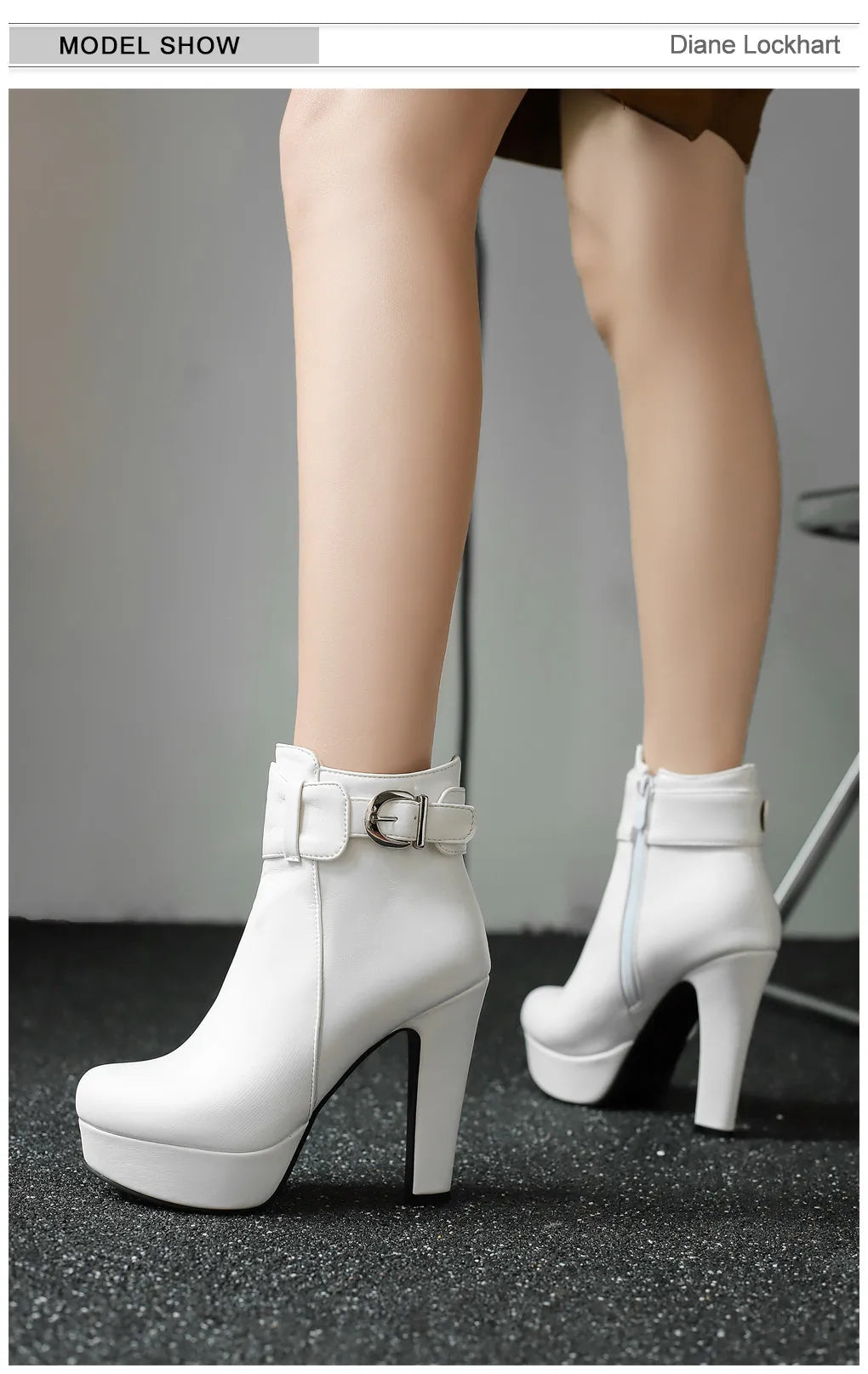 Women Shoes Fashion Short Boots Autumn Winter Sexy Platform Ankle Boots For Women Black Red Yellow White Lady Shoes Large 34-46