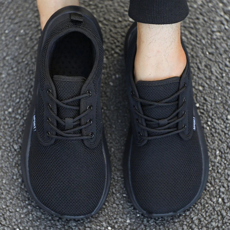 Wide Toe Barefoot Shoes for Men Breathable Non-slip Minimalist Walking Shoes 2025 Fashion Unisex Outdoor Platform Sneakers Women