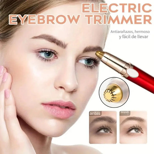 Mini electric eyebrow trimmer, USB charging women's facial shaving and hair removal device, portable eyebrow trimmer pen
