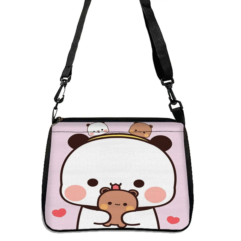 Women Shoulder Bag  Bubu Dudu Print Large Capacity Shopping Bags for Lady Cartoon Grocery Tote Bag Handbags 10.11