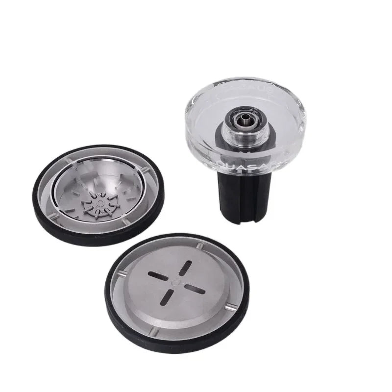 Hookah Bowl Set - French QUASAR Thermic head Charcoal Glass Bowl, Smoke Pot & Shisha Chicha Accessories in Gift Box