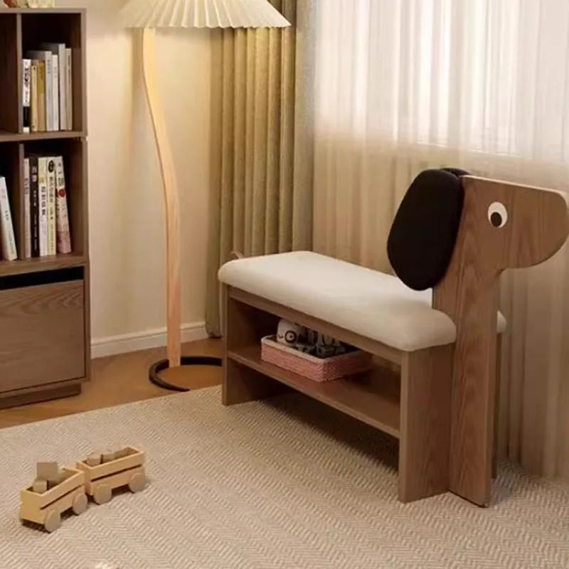 Modern Children Foot Stool Hallway Entryway Accent Pouf Mobile Unique Foot Stool Low Storage Tabouret Lounge Suite Furniture