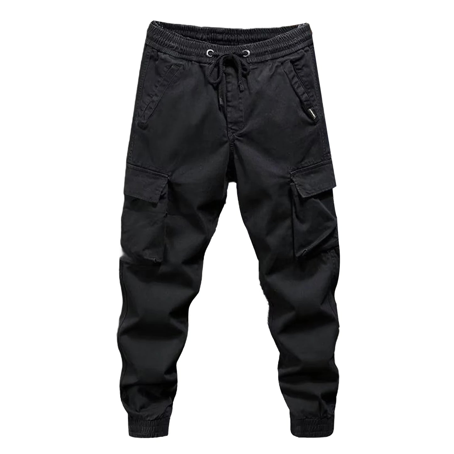 Cargo Pants for Mens Elastic Casual Trousers Zipper Multi Pocket Joggers Male Trousers Work Pants Jogging Pants